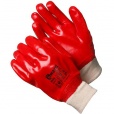 Перчатки с ПВХ обливом (красные) с манжетой Gward GSP0111R-I-GW