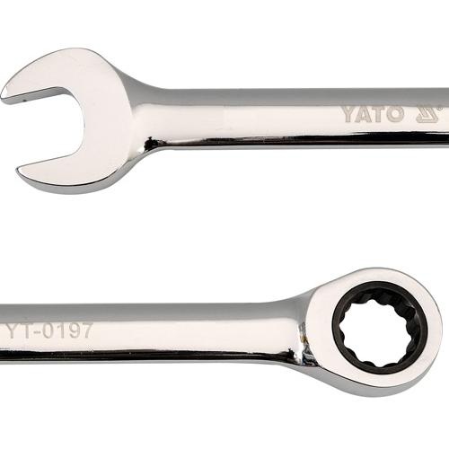 Ключ комбинированный  на  27 с трещоткой YATO 0204-YT 971 руб.