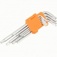 Набор ключей torx T10-T50 г-образные 9шт. АвтоДело проф. 39151-AD